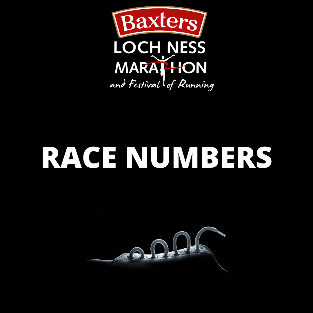 Loch Ness Marathon - Race numbers
